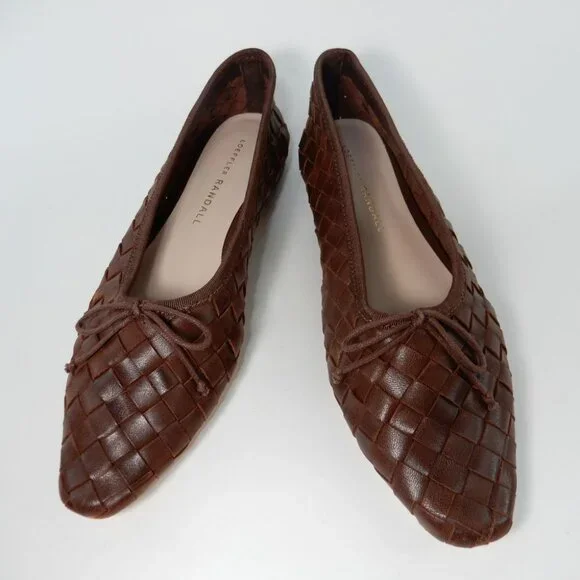 Loeffler Randall Brown Woven Flats - Picture 13 of 16